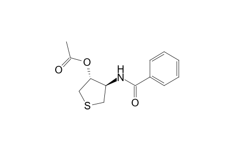 trans-3-acetoxy-4-phenylcarbonylamino-1-thia-cyclopentane