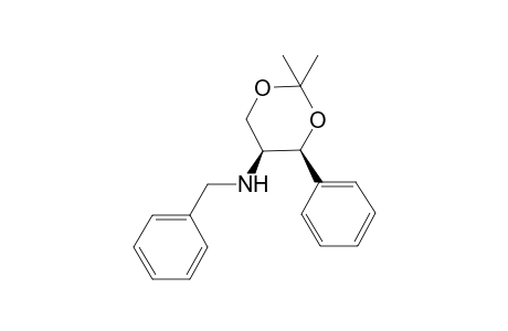 (4S,5S)-2,2-dimethyl-4-phenyl-N-(phenylmethyl)-1,3-dioxan-5-amine