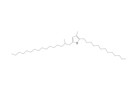 3-Methyl-5-(2-methylhexadecyl)-2-tridecylthiophene