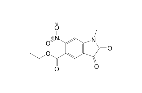 Ethyl 1-methyl-6-nitro-2,3-dioxoindoline-5-carboxylate