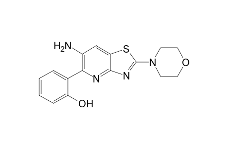 2-(6-Amino-2-morpholinothiazolo[4,5-b]pyridin-5-yl)phenol