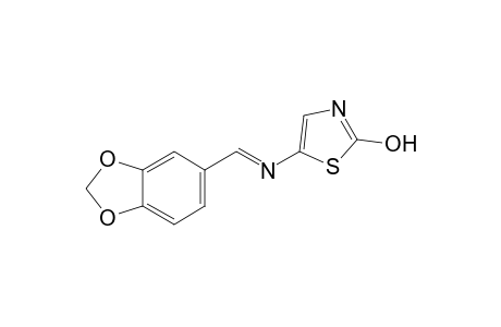 5-(piperonylideneamino)-2-thiazolol