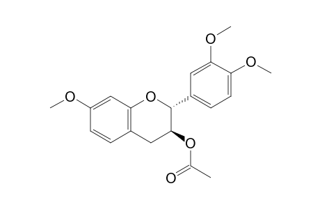 (2R,3S)-trans-7,3',4'-Trimethoxy-3-O-acetylflavan