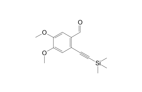 4,5-Dimethoxy-2-((trimethylsilyl)ethynyl)benzaldehyde