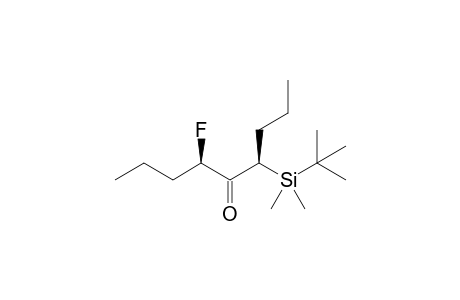 (4R,6R)-4-(t-Butyldimethylsilyl)-6-fluoro-5-nonanone