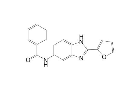 N-[2-(2-furyl)-1H-benzimidazol-5-yl]benzamide