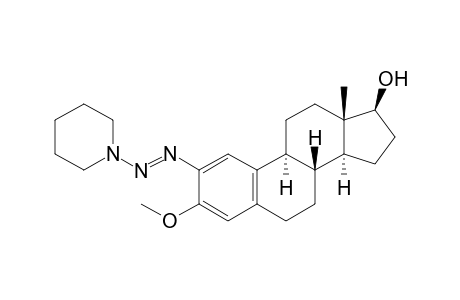 3-Methoxy-2-[3',3'-(1",5"-pentadiyl)triazenyl]estra-1,3,5(10)-trien-17.beta.-ol