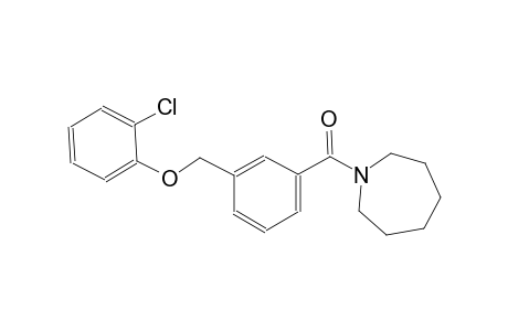 1-{3-[(2-chlorophenoxy)methyl]benzoyl}hexahydro-1H-azepine