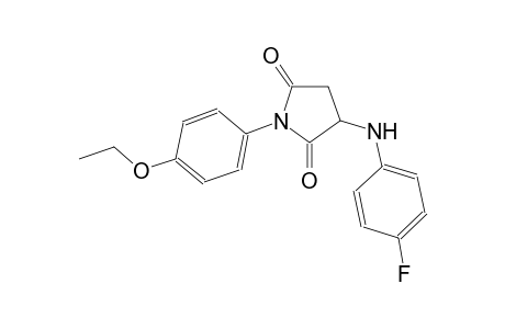2,5-pyrrolidinedione, 1-(4-ethoxyphenyl)-3-[(4-fluorophenyl)amino]-