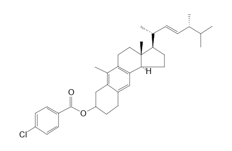 Anthraergosta-5,7,9,22-tetren-3-ol p-chlorobenzoate