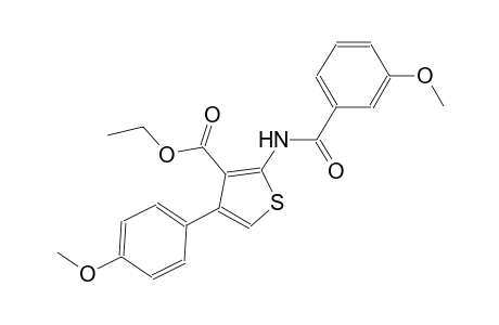 ethyl 2-[(3-methoxybenzoyl)amino]-4-(4-methoxyphenyl)-3-thiophenecarboxylate