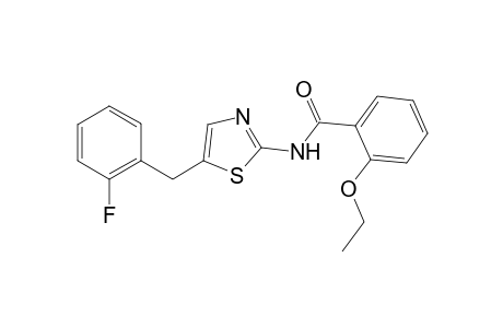2-Ethoxy-N-[5-(2-fluorobenzyl)-1,3-thiazol-2-yl]benzamide