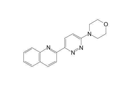 4-[6-(Quinolin-2-yl)pyridazin-3-yl]morpholine