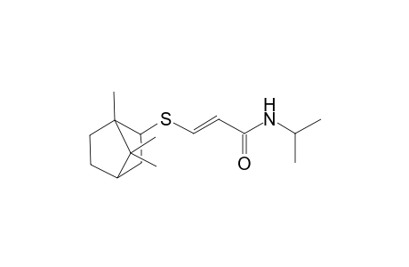 (2E)-N-isopropyl-3-[(1,7,7-trimethylbicyclo[2.2.1]hept-2-yl)sulfanyl]-2-propenamide