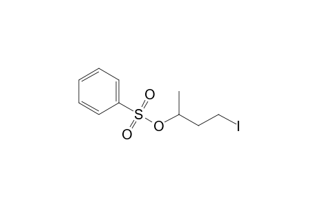 4-iodanylbutan-2-yl benzenesulfonate