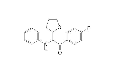 1-(4-Fluorophenyl)-2-(phenylamino)-2-(tetrahydrofuran-2-yl)ethanone