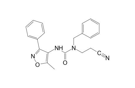 1-benzyl-1-(2-cyanoethyl)-3-(5-methyl-3-phenyl-4-isoxazolyl)urea