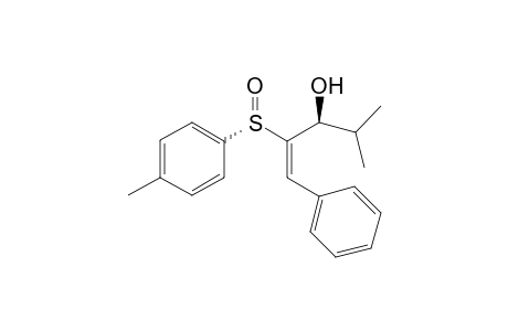 (3S)-(E)-4-Methyl-1-phenyl-2-[(S)-p-tolylsulfinyl]pent-1-en-3-ol