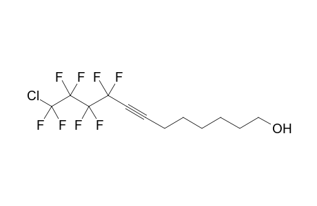 12-Chloro-9,9,10,10,11,11,12,12-octafluorododec-7-yn-1-ol