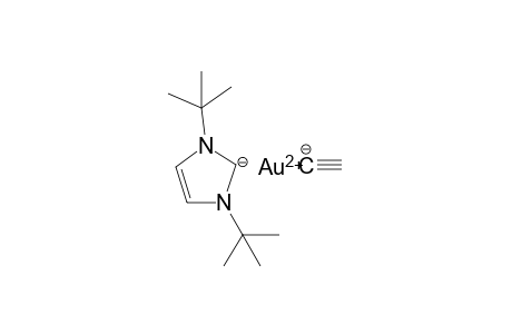 (1,3-Di-tert-butylimidazol-2-ylidene)(ethynyl)gold(II)