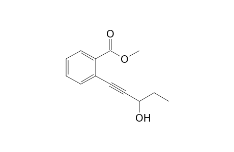 2-(3-hydroxypent-1-ynyl)benzoic acid methyl ester