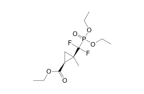 ETHYL-(1-S*,2-R*)-2-[(DIETHOXYPHOSPHORYL)-(DIFLORO)-METHYL]-2-METHYLCYCLOPROPANE-1-CARBOXYLATE