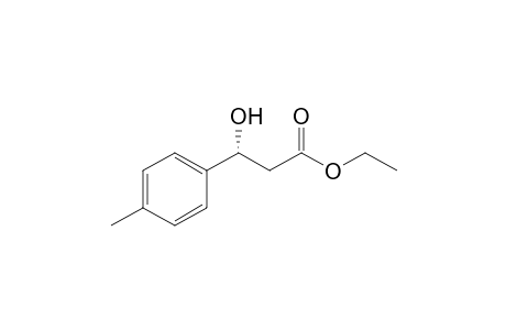 (3R)-Ethyl .beta.-hydroxy-.beta.-(p-methylphenyl)propionate