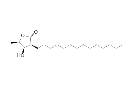 (3S,4R,5R)-4-hydroxy-5-methyl-3-myristyl-tetrahydrofuran-2-one