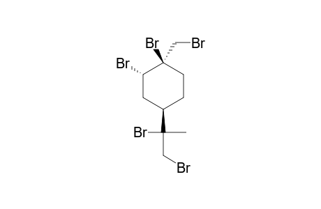 (1RS,2SR,4RS,8RS)-1,2,7,8,9-PENTABROMO-P-MENTHANE