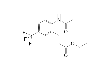(E)-Ethyl 3-{2-acetamido-5-(trifluoromethyl)phenyl}acrylate