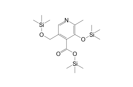 4-Pyridoxic acid, 3TMS