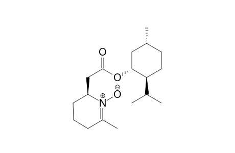 2-Carbomenthyloxymethyl-6-methyl-2,3,4,5-tetrahydropyridine-1-oxide