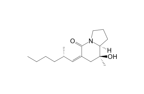 (3Z)-(5S,6S)-5-Hydroxy-3[(S)-2-methylhexylidene]-5-methylazabicyclo[4.3.0]nonan-2-one