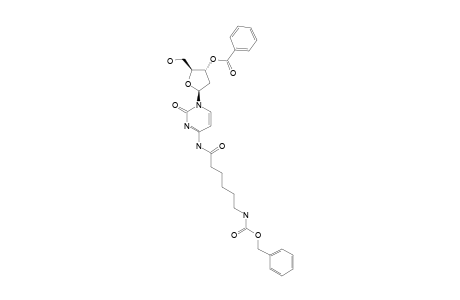 N-(4)-(6-BENZYLOXYCARBONYLAMINOHEXANOYL)-3'-O-BENZOYL-2'-DEOXYCYTIDINE