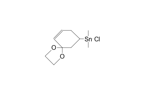 1,4-Dioxaspiro[4.5]decane, stannane deriv.