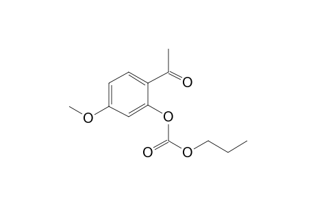 Ethanone, 1-(2-(N-propyloxycarbonyl)oxy-4-methoxyphenyl)-