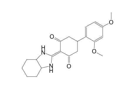 1,3-cyclohexanedione, 5-(2,4-dimethoxyphenyl)-2-(octahydro-2H-benzimidazol-2-ylidene)-