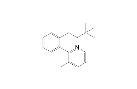 2-[2-(3,3-dimethylbutyl)phenyl]-3-methylpyridine