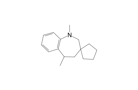 Spiro[1,5-Dimethylbenzo[f]2-azepine-3,1'-cyclopentane]