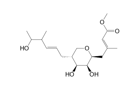 2-Butenoic acid, 3-methyl-4-[tetrahydro-3,4-dihydroxy-5-(5-hydroxy-4-methyl-2-hexenyl) -2H-pyran-2-yl]-, methyl ester, [2S-[2.alpha.(E),3.beta.,4.beta.,5.alpha.(2E,4S*,5R*)]]-