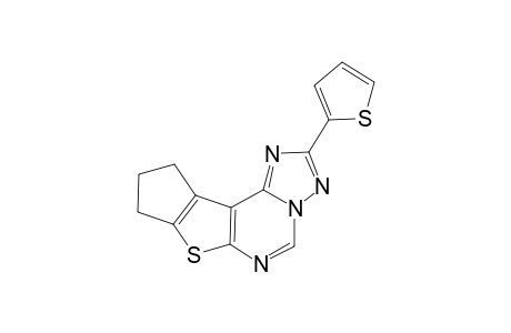 8H-Cyclopenta[4,5]thieno[3,2-e][1,2,4]triazolo[1,5-c]pyrimidine, 9,10-dihydro-2-(2-thienyl)-