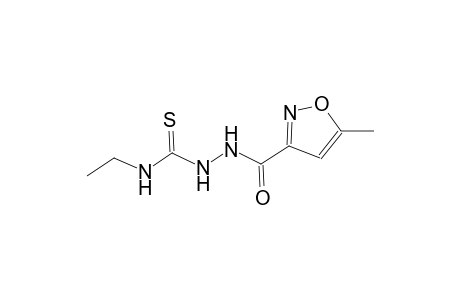 N-ethyl-2-[(5-methyl-3-isoxazolyl)carbonyl]hydrazinecarbothioamide