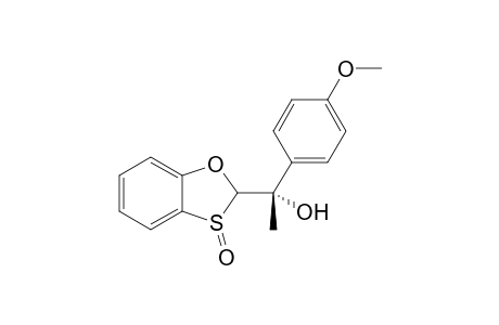 (S)-1-(4-Methoxy-phenyl)-1-(3-oxo-2,3-dihydro-3lambda*4*-benzo[1,3]oxathiol-2-yl)-ethanol