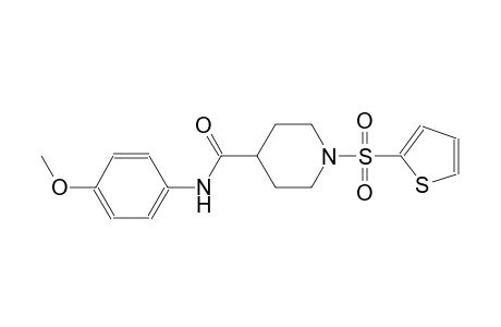 N-(4-methoxyphenyl)-1-(2-thienylsulfonyl)-4-piperidinecarboxamide