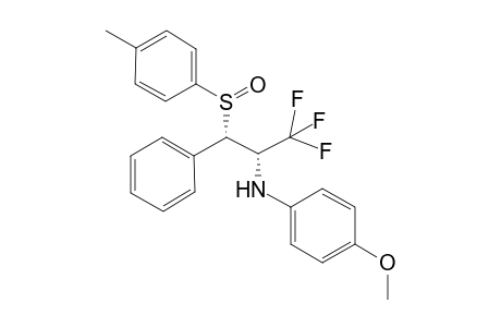 (1S,2S,Rs)-n-3,3,3-Trifluoro-2-(N-p-methoxyphenyl)amino-1-phenylpropyl p-tolyl sulfoxide