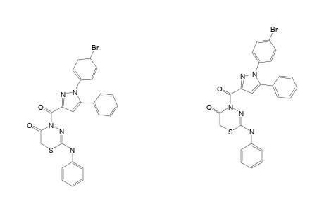 1-(4-BROMOPHENYL)-N-(4-OXO-3-PHENYL-THIAZOLIDINE-2-YLIDENE)-5-PHENYL-1H-PYRAZOLE-3-CARBOHYDRAZIDE