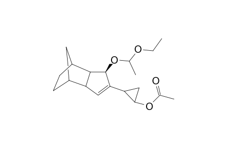 exo-4-[(E)-2'-Acetoxycyclopropyl]-5-syn-(1''-ethoxyethoxy)tricyclo[5.2.1.0(2,6)]dec-3-ene