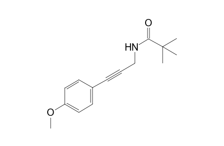 N-(3-(4-methoxyphenyl)prop-2-ynyl)pivalamide