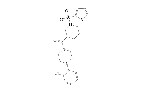 1-(2-chlorophenyl)-4-{[1-(2-thienylsulfonyl)-3-piperidinyl]carbonyl}piperazine