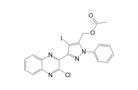 [3-(3-chloroquioxalin-2-yl)-4-iodo-1-phenyl-1H-pyrazol-5-yl]methyl acetate